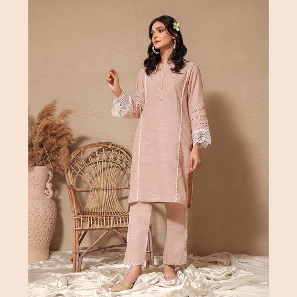 Skin Self Jacquard lawn Shirt- SKC-RSK-07