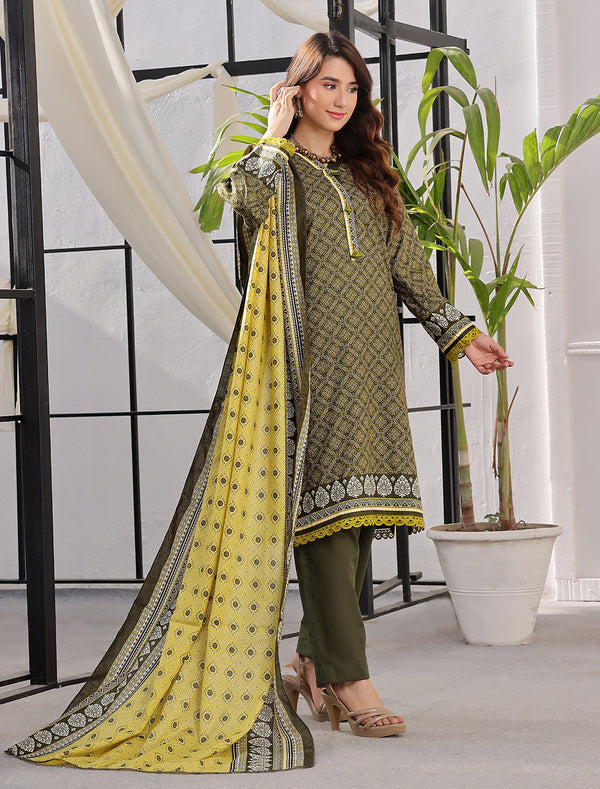 3 PC Lawn Stitched SKC-RSL-1-03