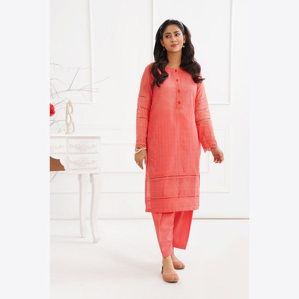 Pink self jacquard Cotton SKC-RSS-017