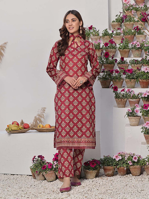 2 PC LAWN Stitched  SKC-RLS-2-012